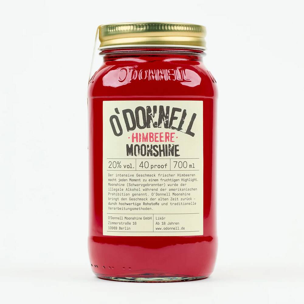 700 ml Mason Jars (verschiedene Sorten) Himbeere 700 ml Likör