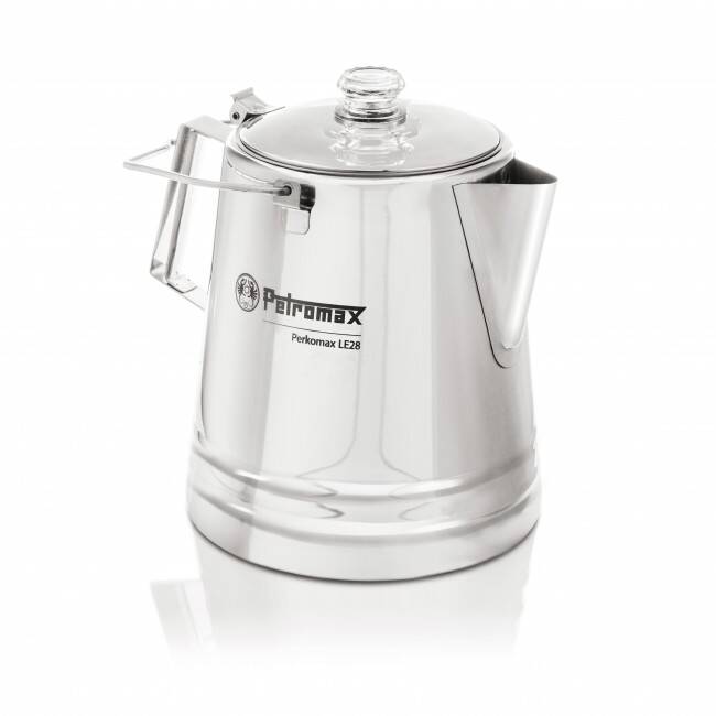 Petromax Perkolator  "le28" aus Edelstahl Perkolator Perkomax le28 aus Edelstahl