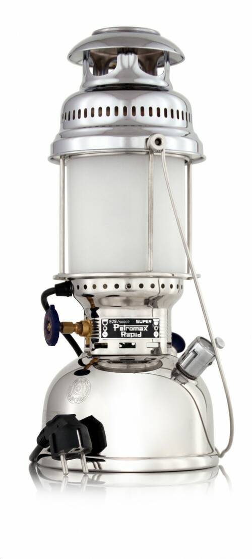 Petromax "Elektro" Lampe HK500/829 Petromax Tischleuchte HK500/829 Chrom