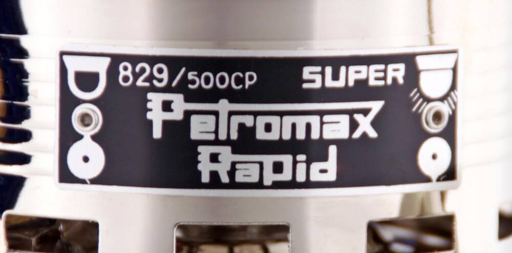 Petromax Petroleumleuchte HK500 - Chrom oder Messing