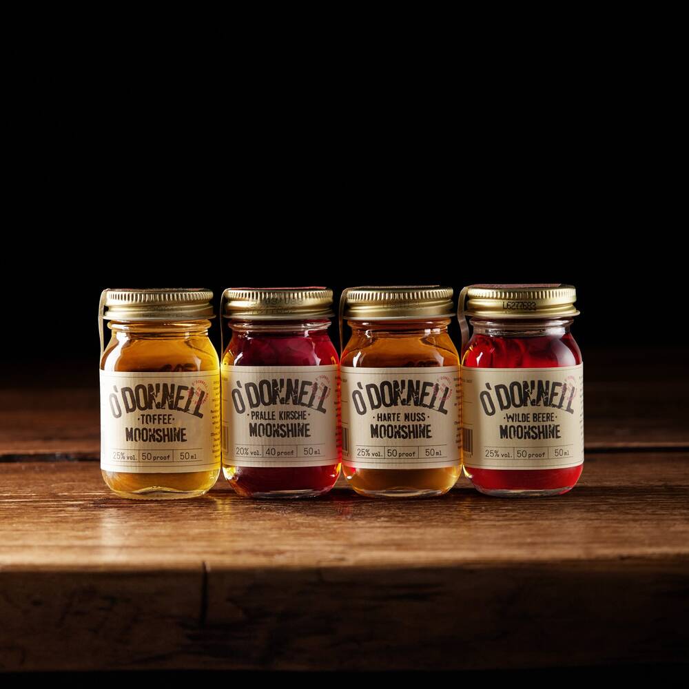 Mini Moonshine Jars. Classic (4x50ml)