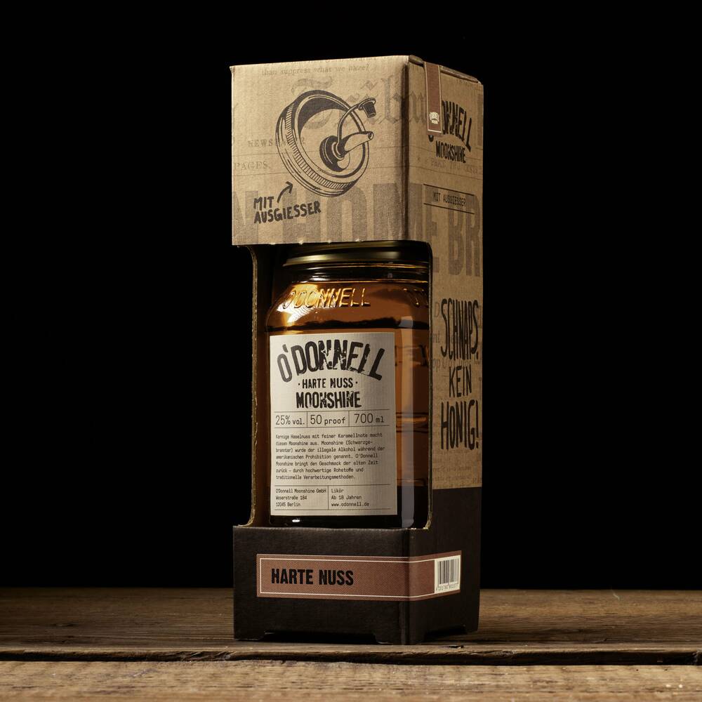 O'Donnell Geschenkset (Kombiset) - (700ml Glas + Ausgießer)