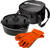 Petromax Dutch Oven Set(s) - der Klassiker Set 5 / Klassiker - ft 6 (planer Boden)