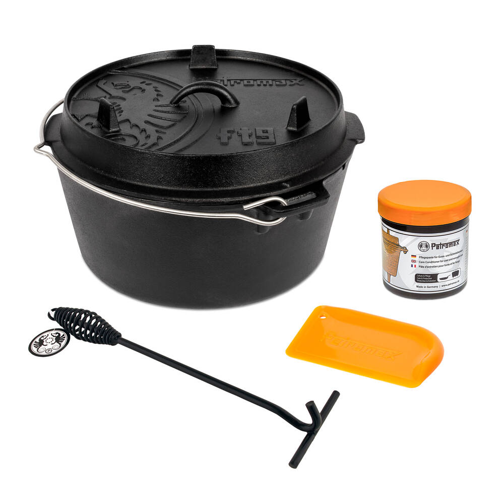 Petromax Dutch Oven Set(s) "Einsteiger" Set 3 - Einsteiger ft9 (ohne Füße)