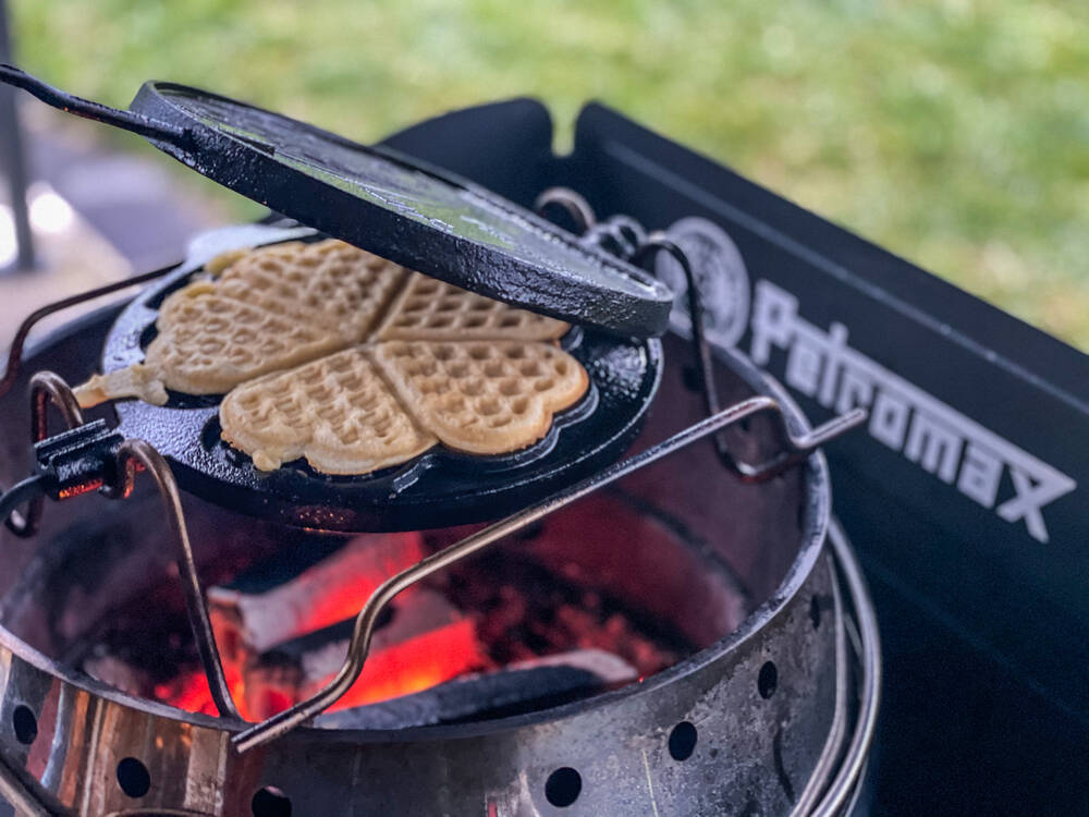 Petromax Wende-Waffeleisen  / wf-tx