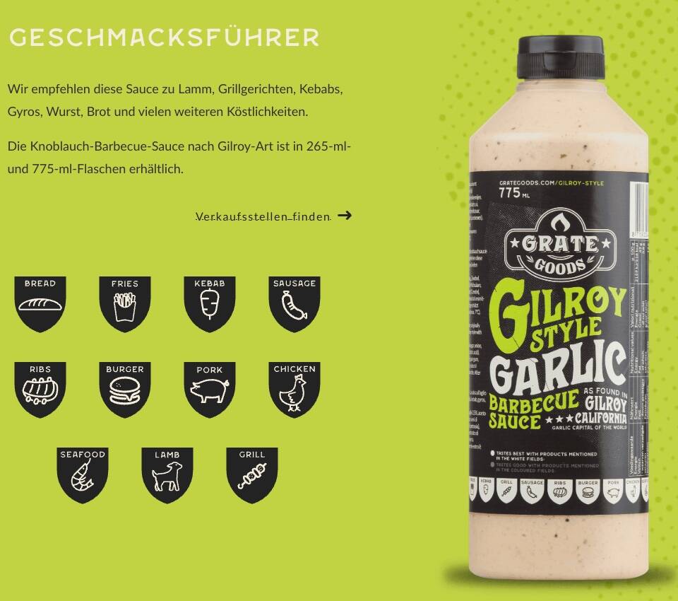 Gilroy Knoblauch Stil