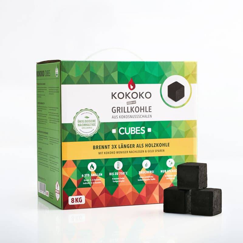 KOKOKO CUBES – GRILLKOHLE