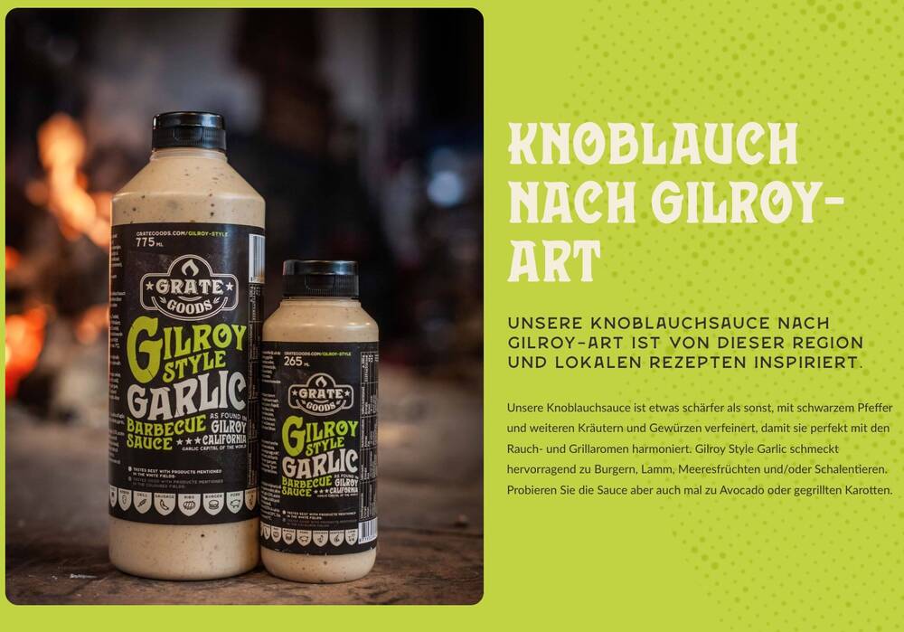 Gilroy Knoblauch Stil