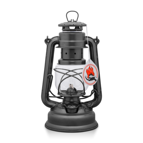 Petroleum Lampe - Feuerhand "Baby Special 276" Sturmlaterne 276 - Anthrazit Grau