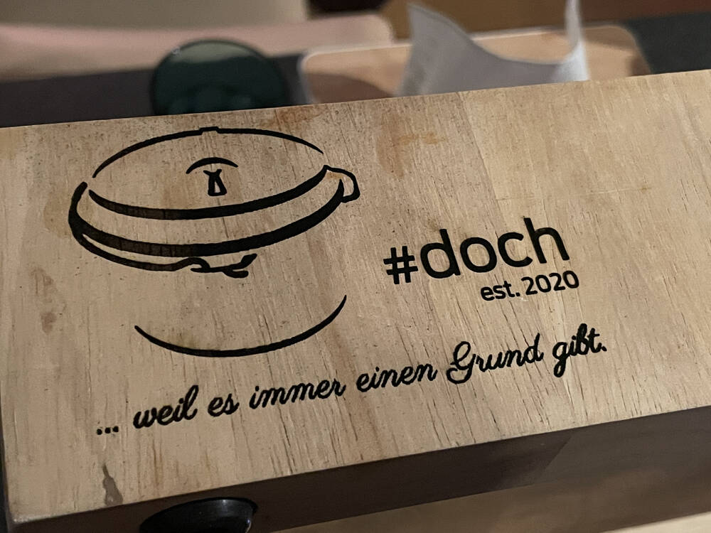 Laser Gravur (nach Wunsch / Absprache)
