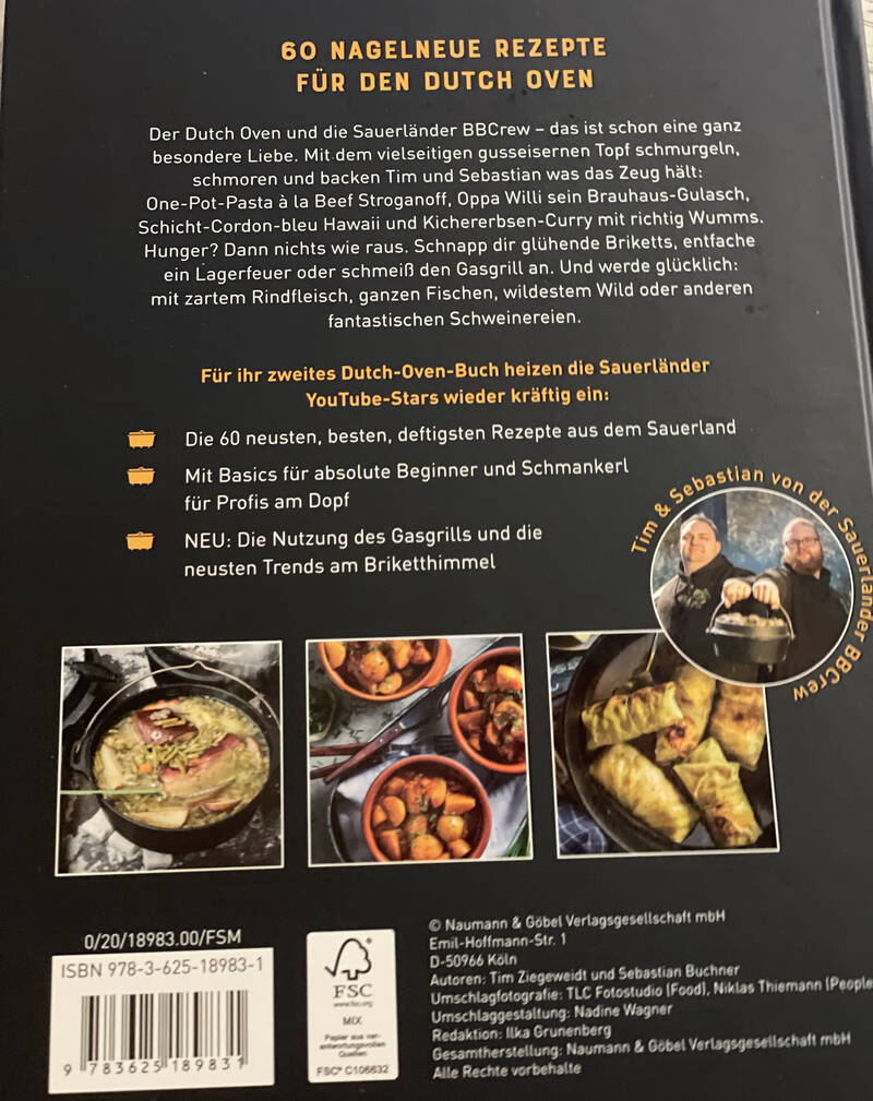 Sauerländer BBCrew Dutch Oven: Neue Rezepte - Band 2