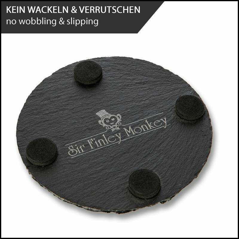 Schiefer Untersetzer (rund)