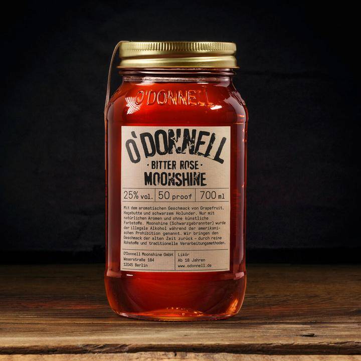 700 ml Mason Jars (verschiedene Sorten) Bitter Rose - 700 ml Likör