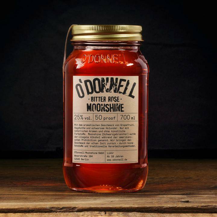 700 ml Mason Jars (verschiedene Sorten) Bitter Rose - 700 ml Likör