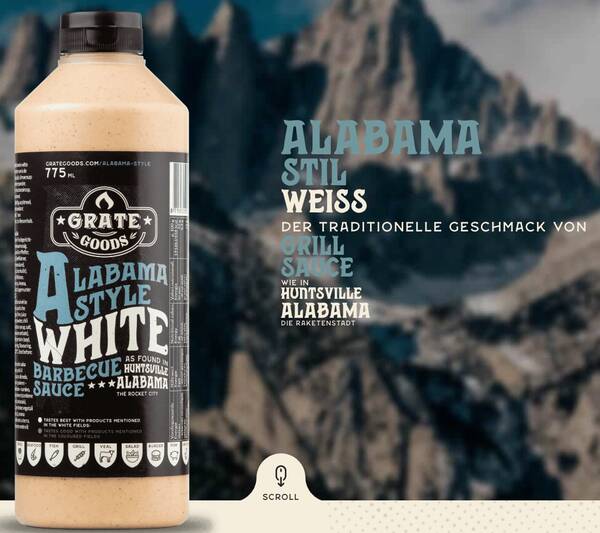 Alabama Style - White BBQ / cremig, leicht säuerlich