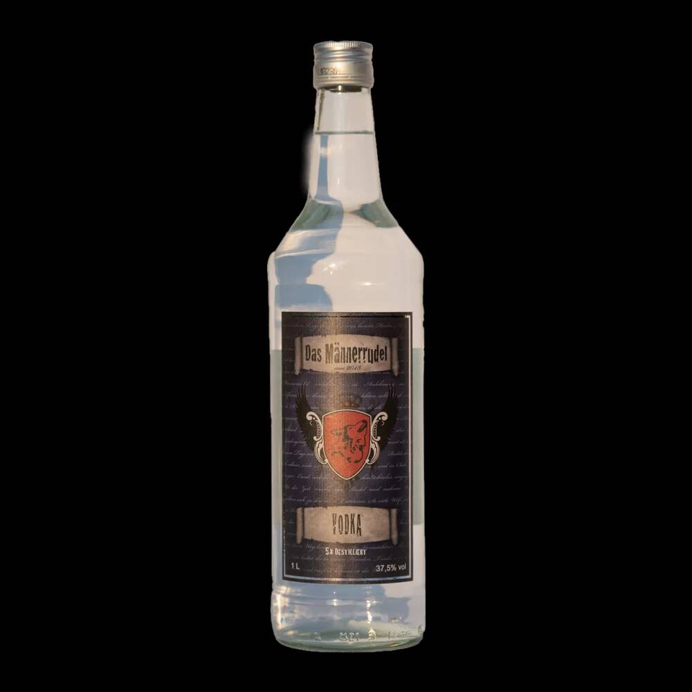 Vodka 1 Liter 37,5%vol - Männerrudel Vodka 1 Liter