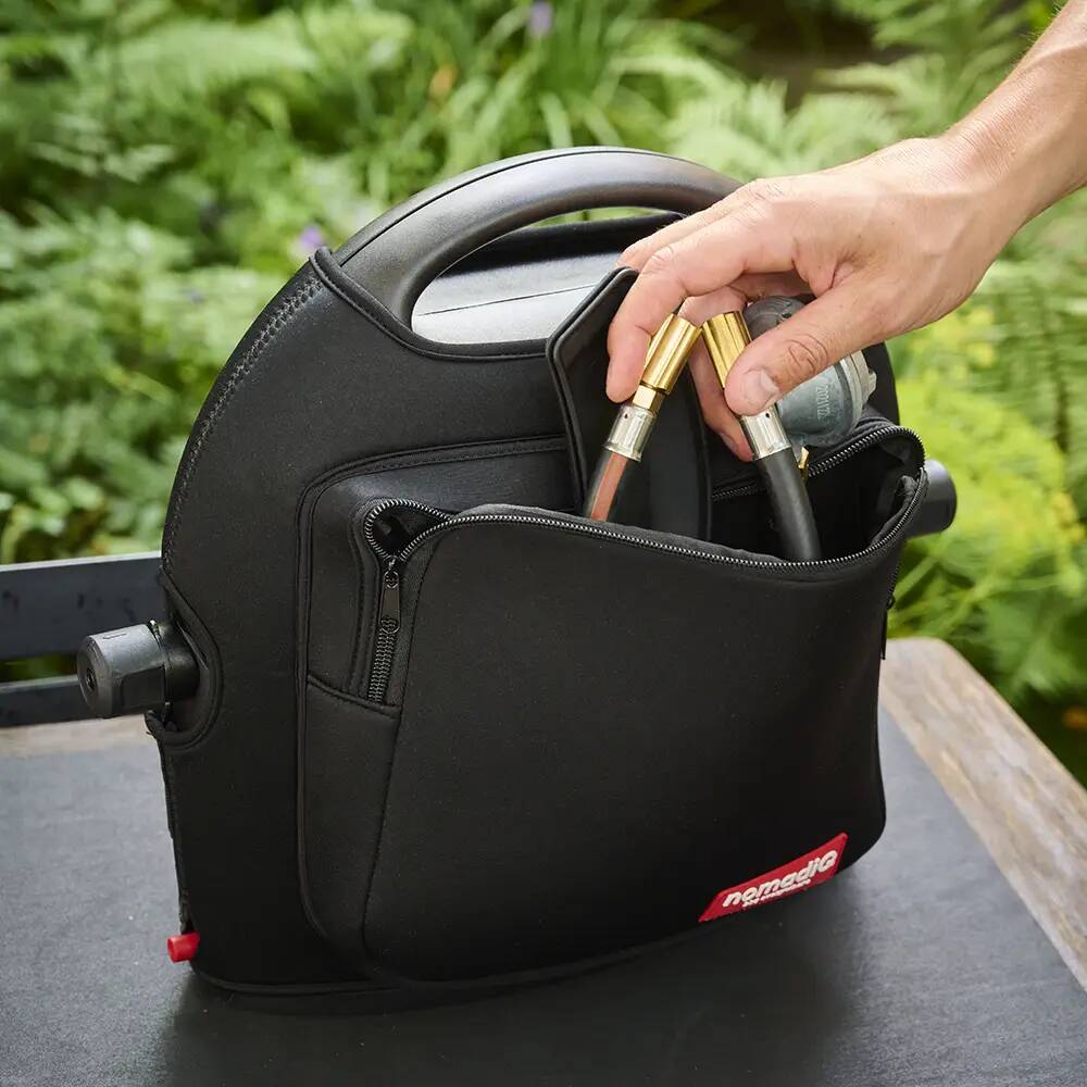 Schutzhülle nomadiQ Gasgrill 3.0 Schutzhülle mit extra Staufach - schwarz
