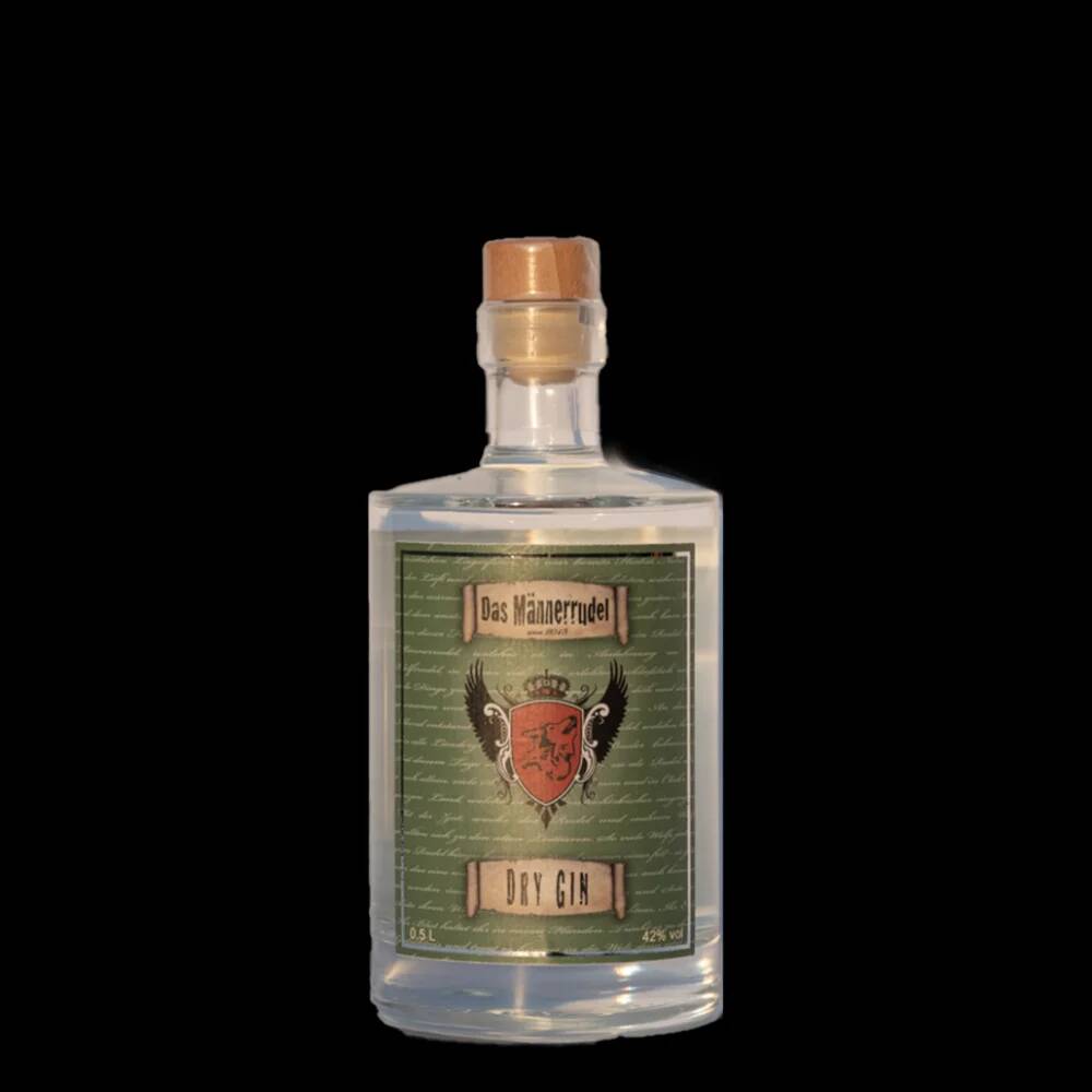 Dry Gin 42%vol 0,5 L - Männerrudel Dry Gin - Männerrudel 0,7 Liter