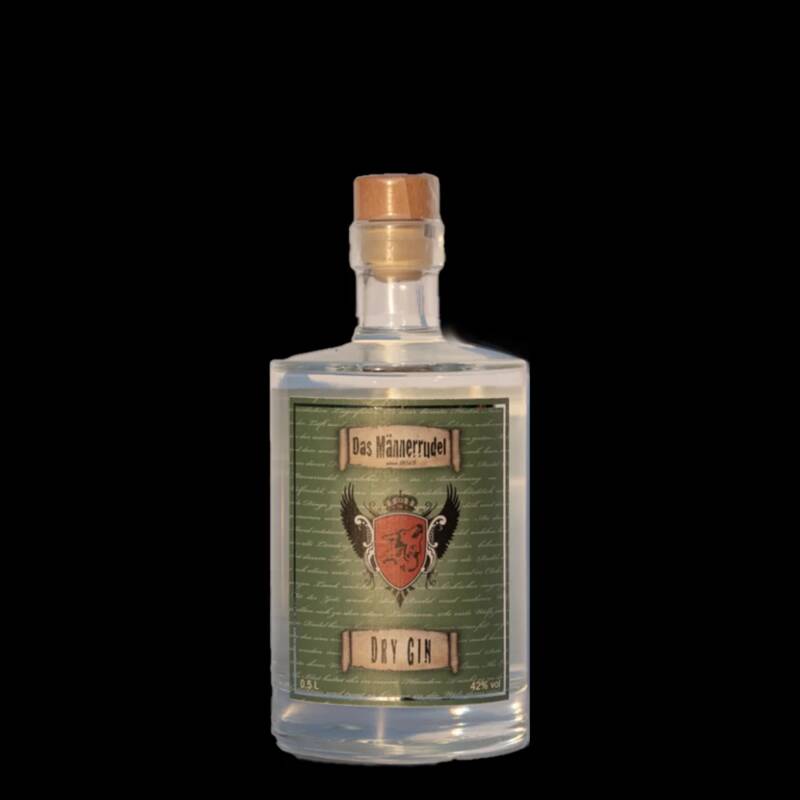 Dry Gin 42%vol 0,5 L - Männerrudel Dry Gin - Männerrudel 0,7 Liter