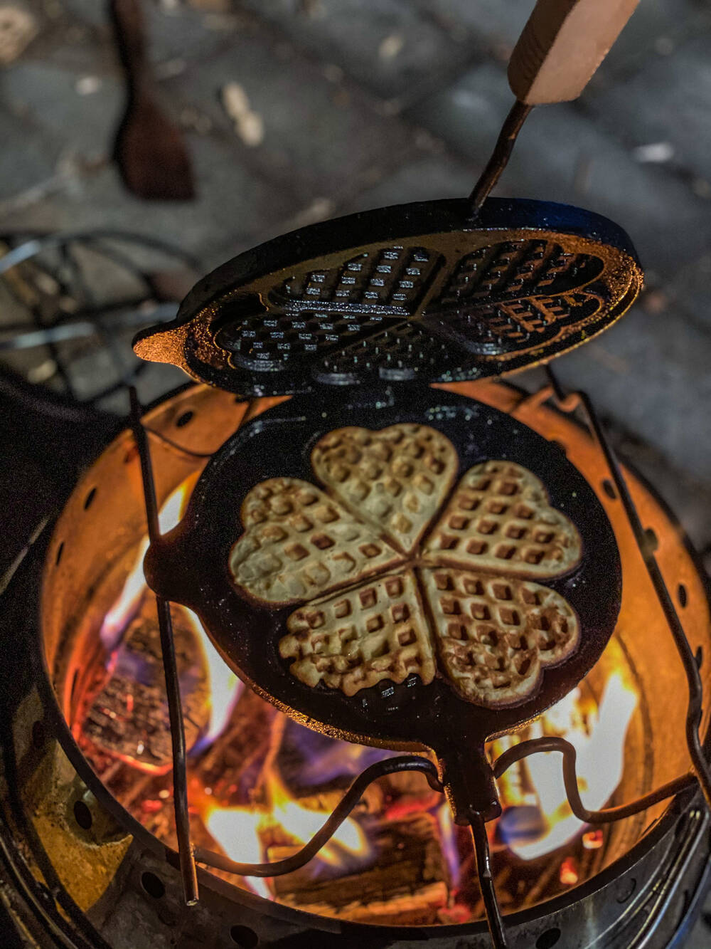 Petromax Wende-Waffeleisen  / wf-tx