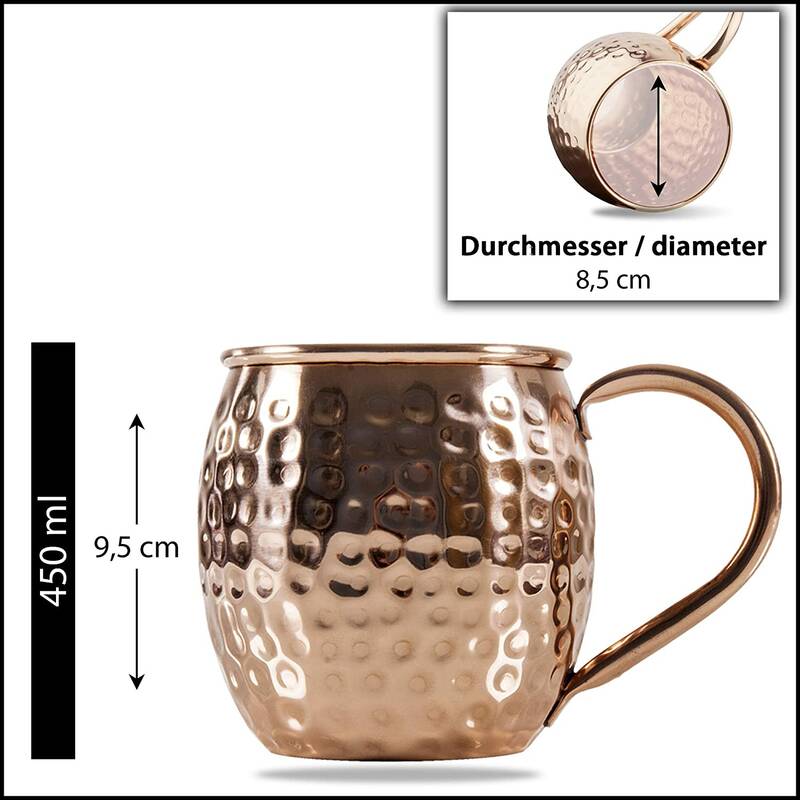 2er Set Kupferbecher