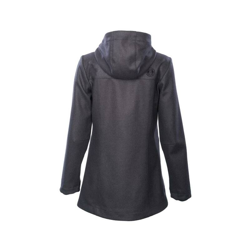 Bergmaid Loden Kurzmantel (Anthrazit) - Größe S