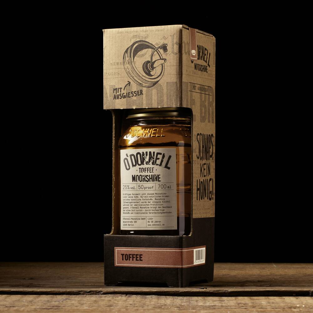 O'Donnell Geschenkset (Kombiset) - (700ml Glas + Ausgießer)