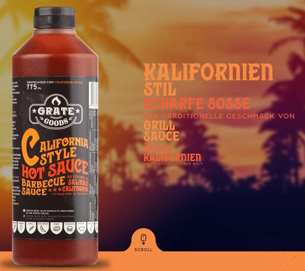 California Hot BBQ Sauce / würzig, fruchtig
