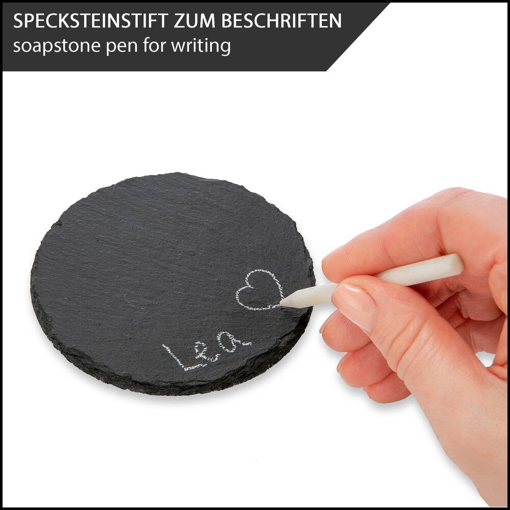 Schiefer Untersetzer (rund)