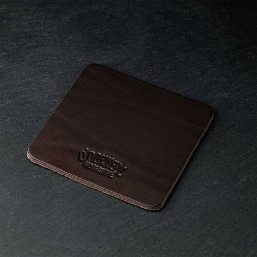 Leder Coaster Leder Coaster (1 Stück)