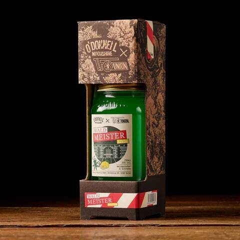 O'Donnell Geschenkset (Kombiset) - (700ml Glas + Ausgießer) Waldmeister-Zitrone