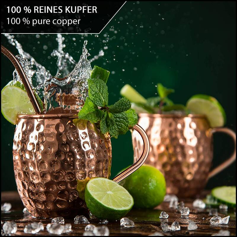 Sir Finley Monkey Moscow Mule Becher 2er Set 2er Set Kupferbecher