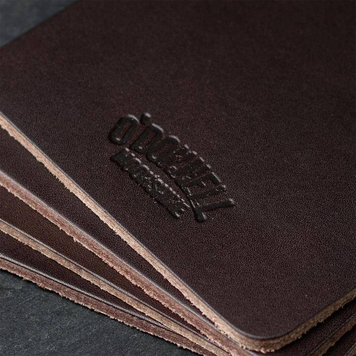 Leder Coaster Set (4 Stück)