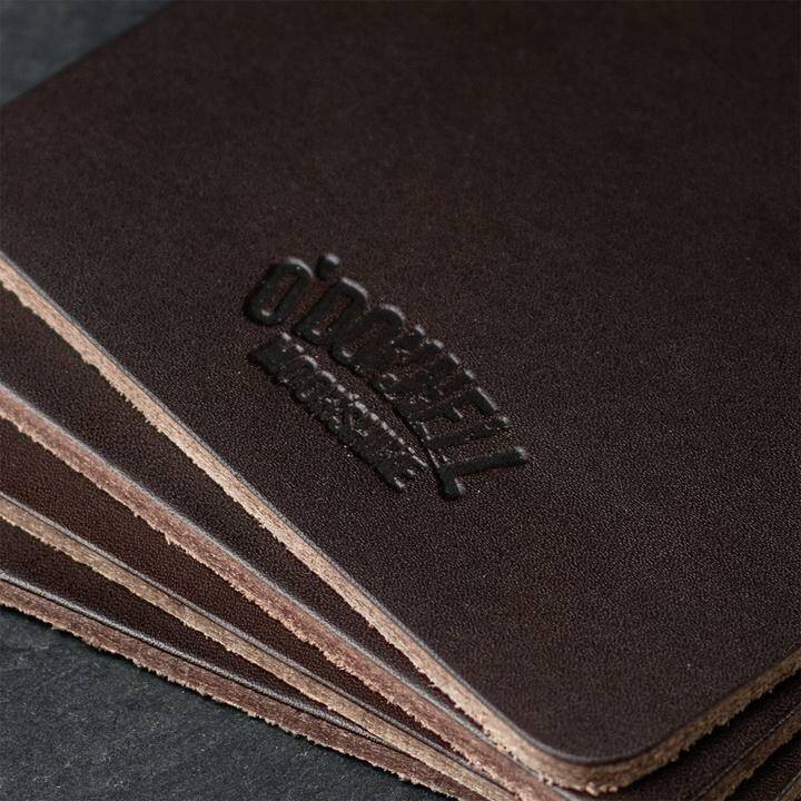 Leder Coaster Set (4 Stück)