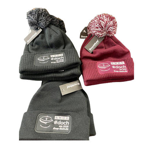 "Beechfield" Wintermütze(n) mit Patch in verschiedenen Modellen