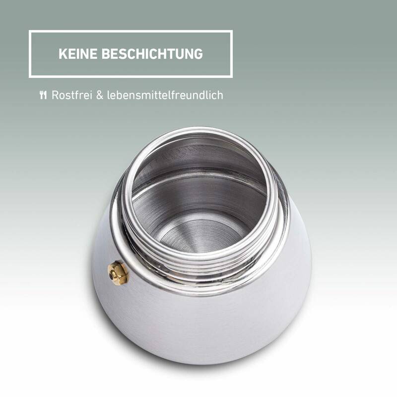 Groenenberg Edelstahl Espressokocher