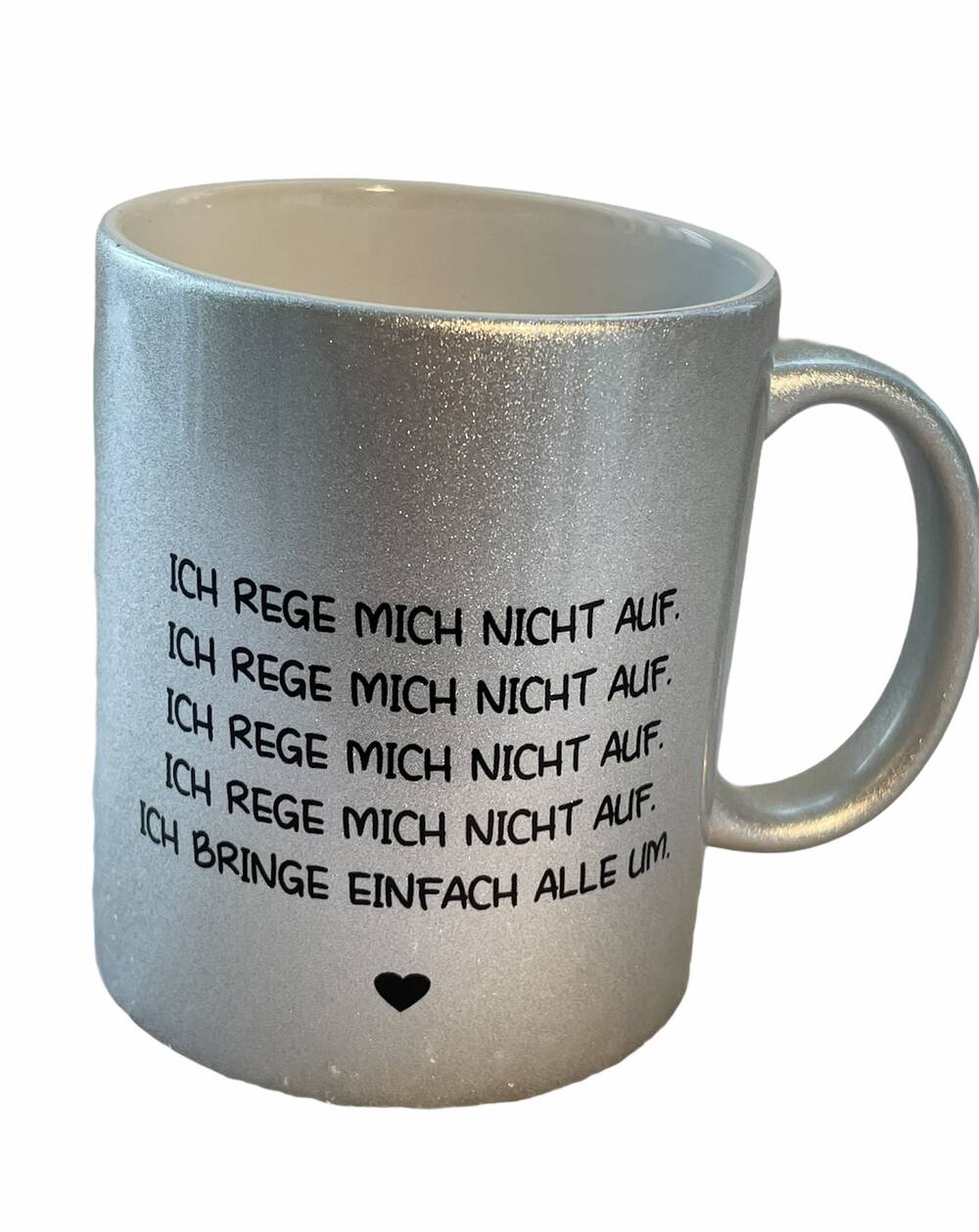 Glitzer-Kaffeebecher