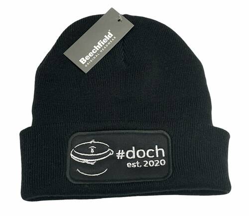 "Beechfield" Wintermütze(n) mit Patch in verschiedenen Modellen Wintermütze mit Patch gestickt / schwarz