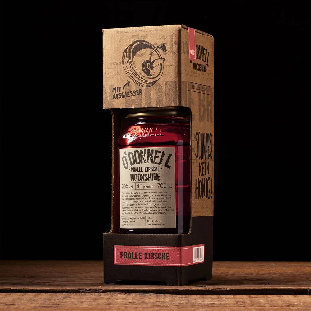 O'Donnell Geschenkset (Kombiset) - (700ml Glas + Ausgießer)