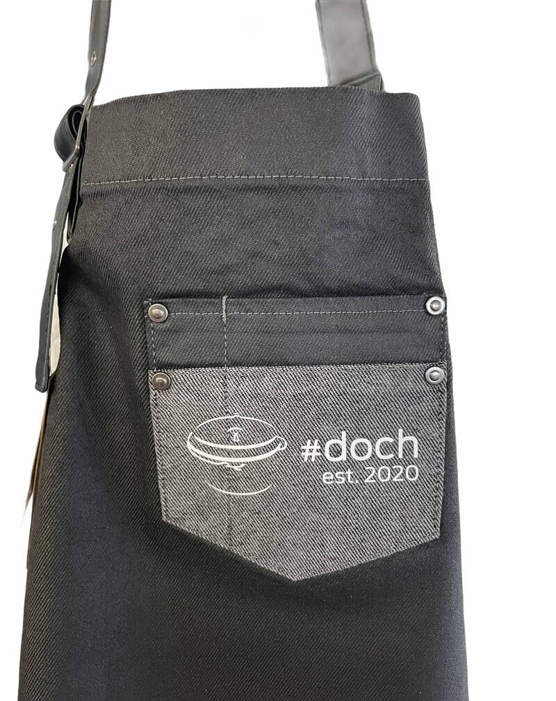Hochwertig-Robuste Grillschürze im #doch Design Exklusive Grillschürze im #“doch Design“