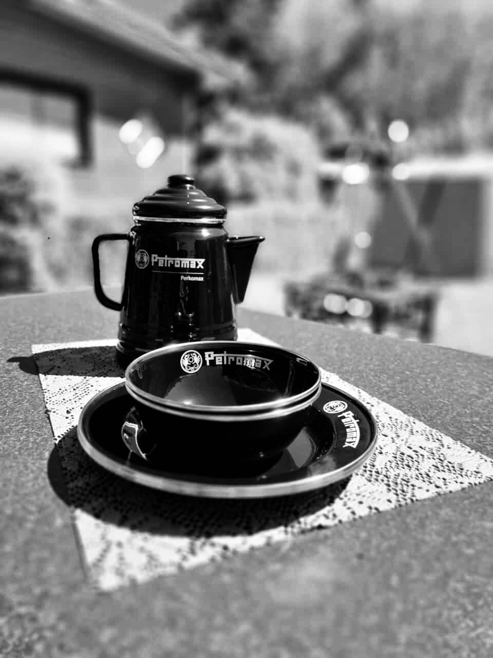 Petromax Emaille Teller schwarz (2 Stück im Set) / px-plate-s