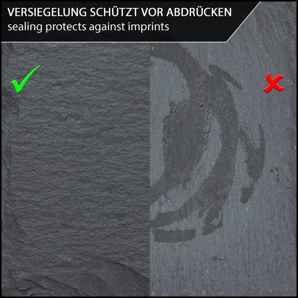 Schiefer Untersetzer (qudratisch)