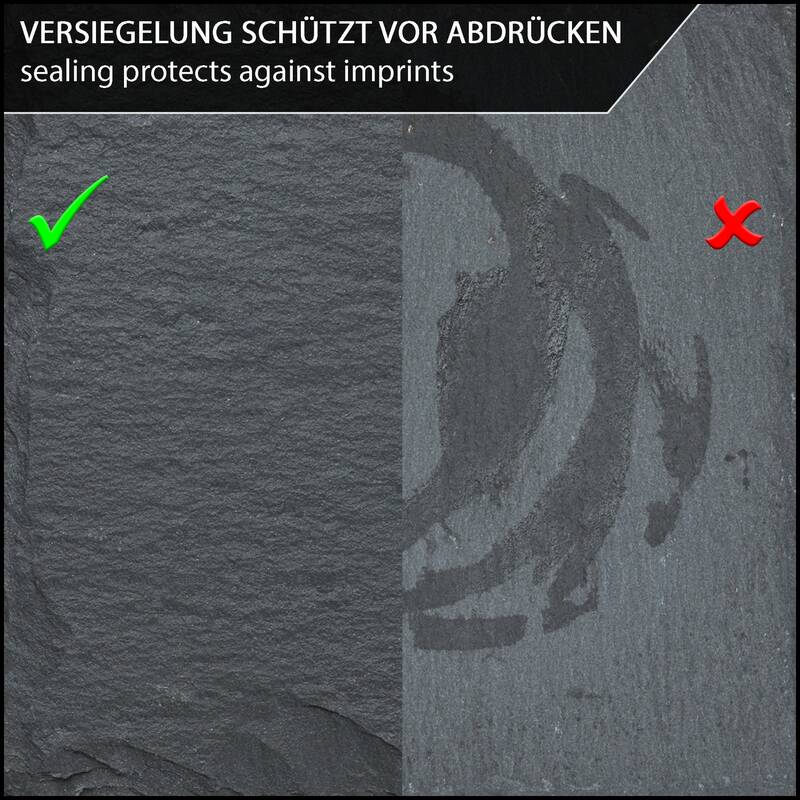 Schiefer Untersetzer (rund)