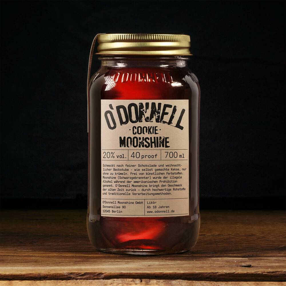 700 ml Mason Jars (verschiedene Sorten) Cookie - 700 ml Likör