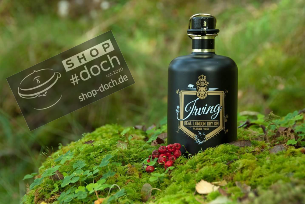 Irving Gin - 1 x 0,5 Liter Designerflasche