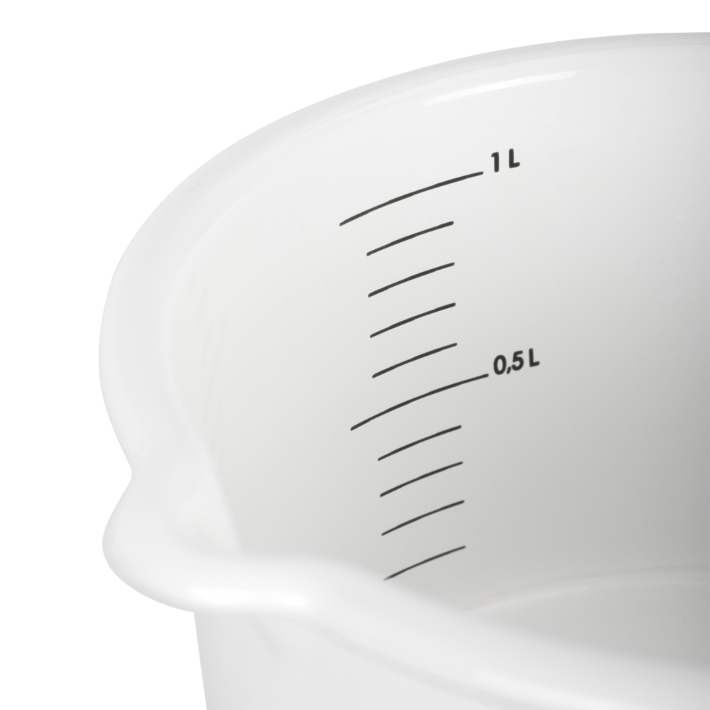 Petromax Emaille Stieltopf weiß 1 Liter