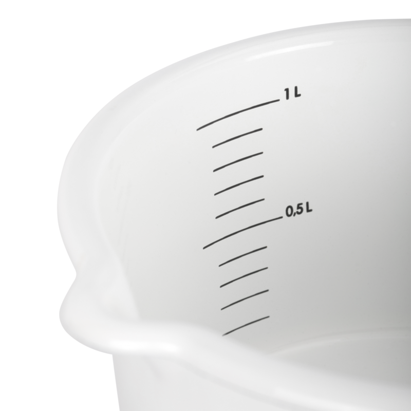 Petromax Emaille Stieltopf weiß 1 Liter