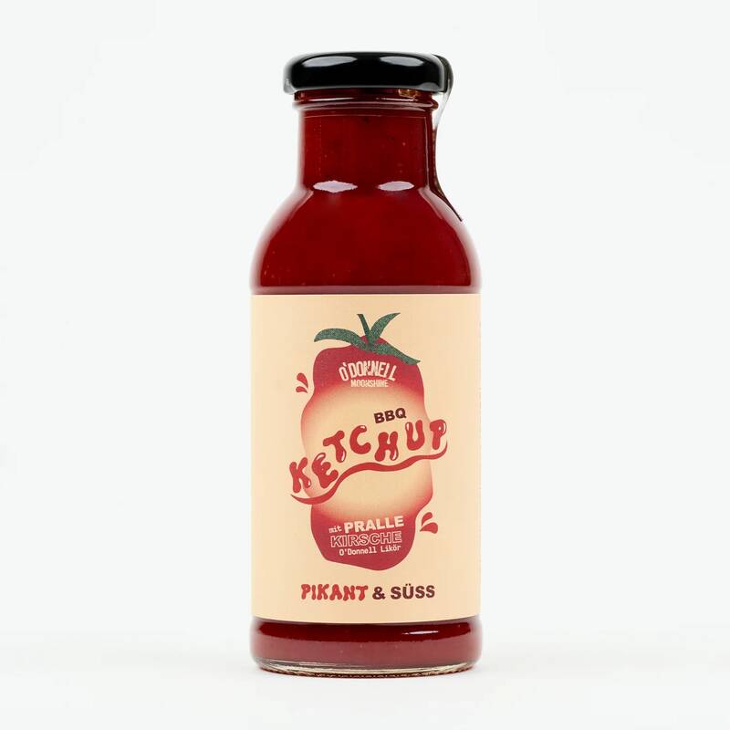 BBQ Grillsauce(n) O'Donnell BBQ Ketschup Pralle Kirsche
