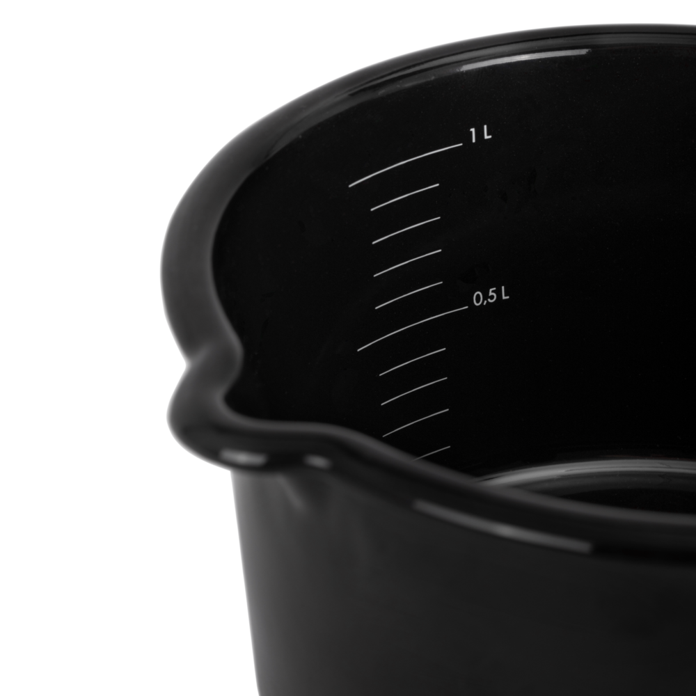 Petromax Emaille Stieltopf schwarz 1 Liter