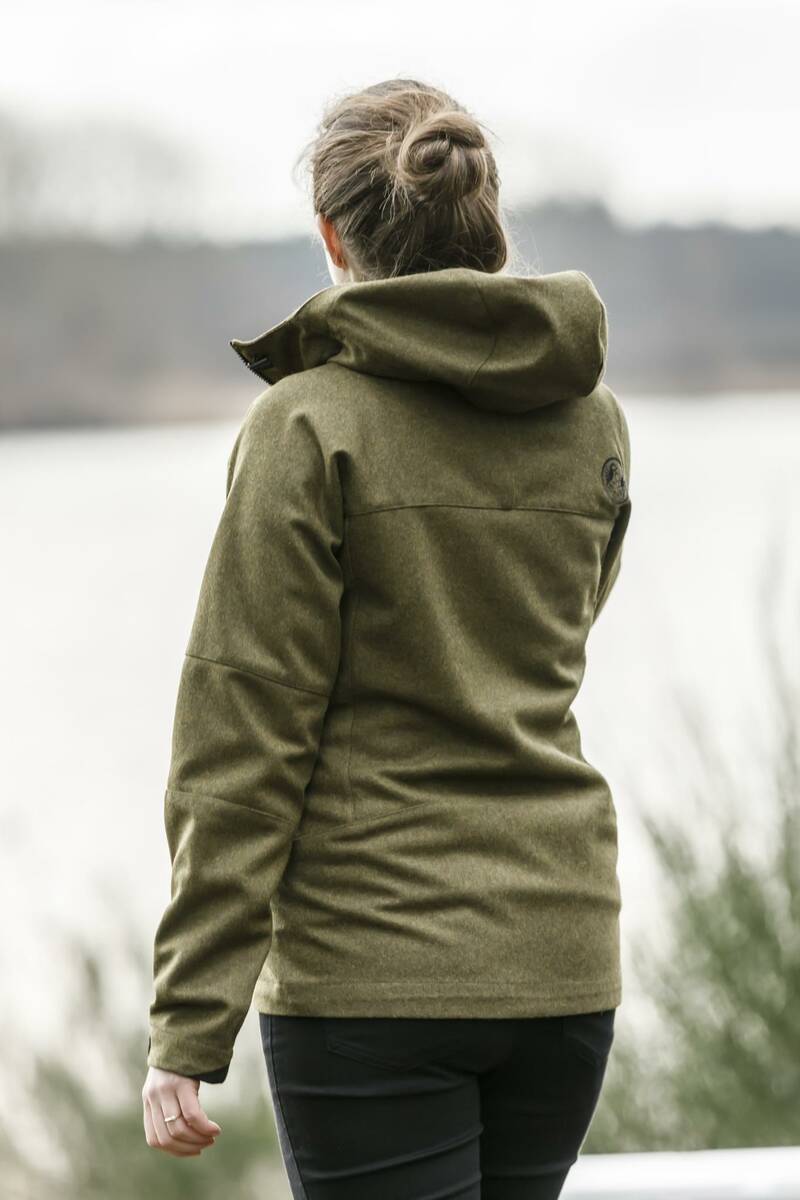 Lodenjacke Bergmaid Damen Schilfgrün - Größe XS